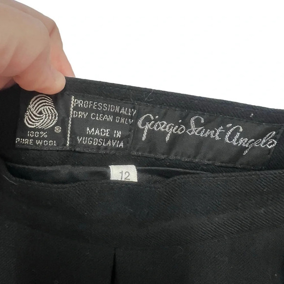 Vintage full length wool skirt size 12 - Picture 2 of 6